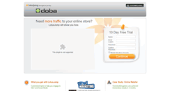 Desktop Screenshot of doba.lotusjump.com